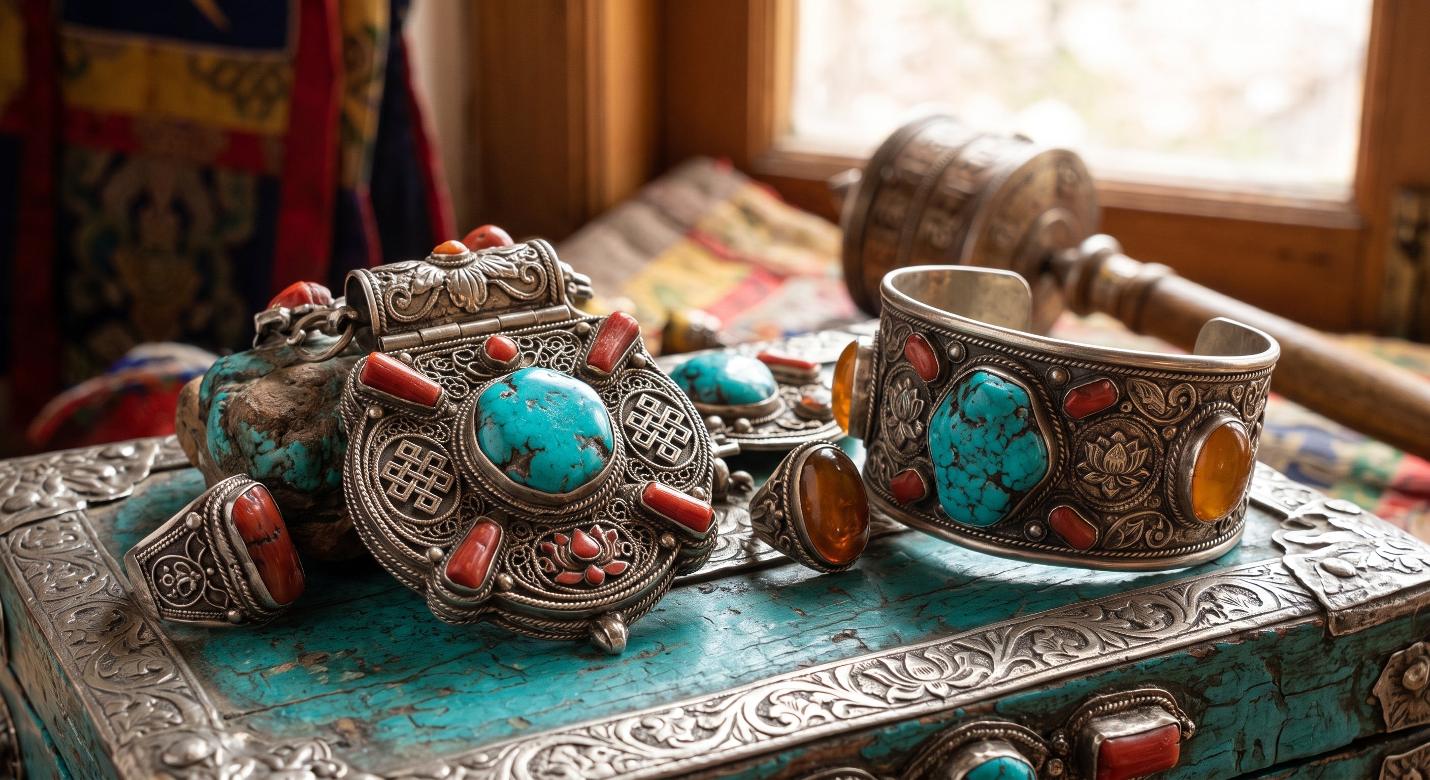 Sacred Stones and Silver: The Spiritual Art of Tibetan Jewelry