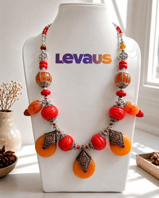 Amber Necklace — second view