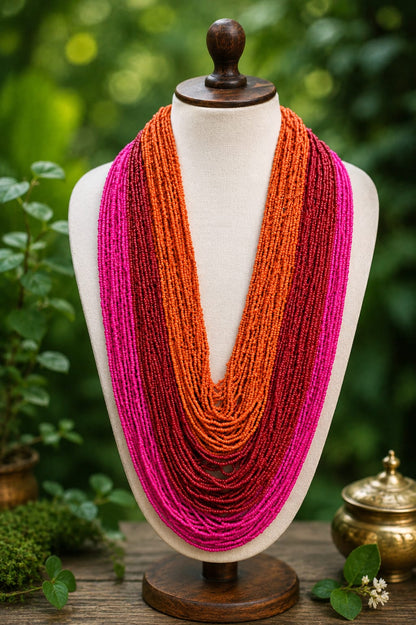 Naga Beads Necklace — alternative multicoloured colourway