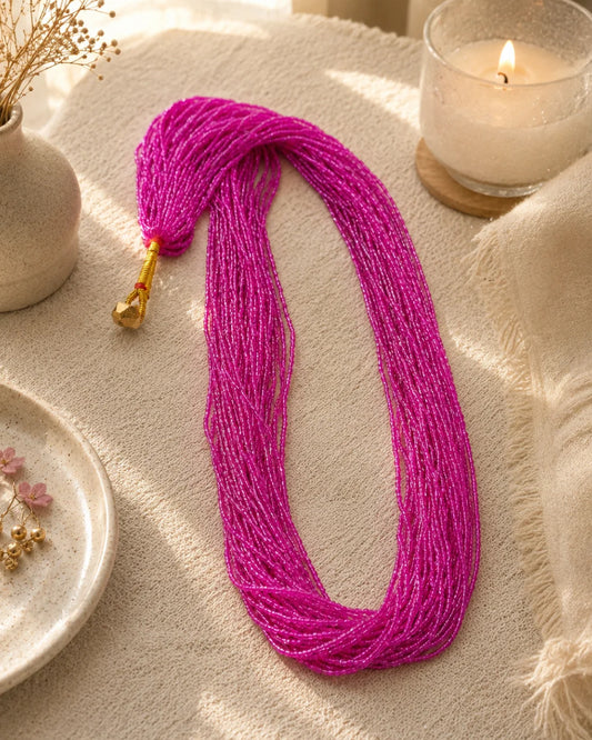 Japanese Beaded Necklace — handmade Japanese beaded necklace