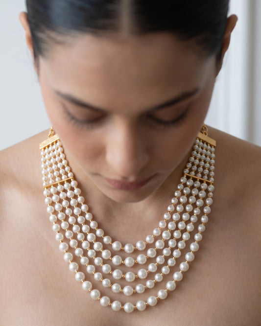 Layered Pearl Necklace