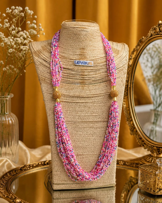 Nepali Pothe Necklace — handmade Nepali pothe bead necklace