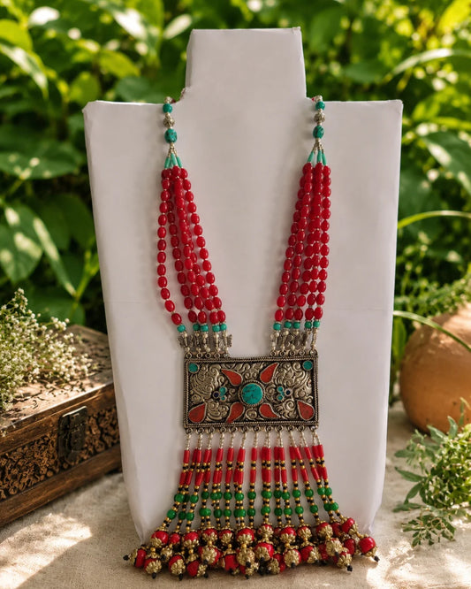 Tibetan Handmade Necklace — second view