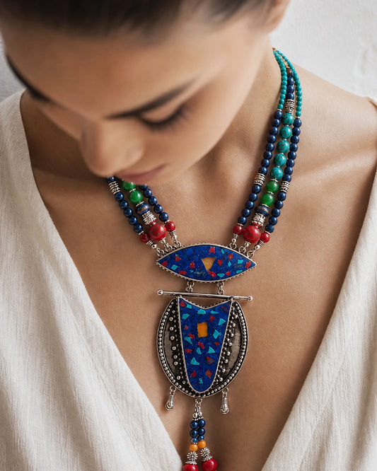 Tibetan Lapis Lazuli Necklace