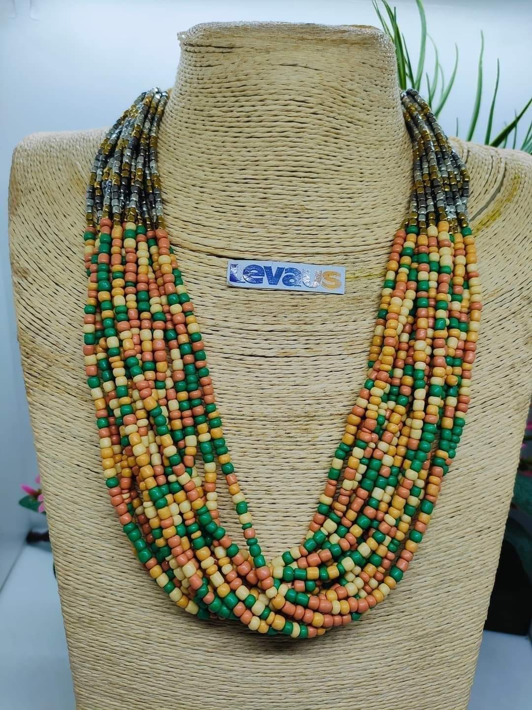 Nepali multicolored beads necklace