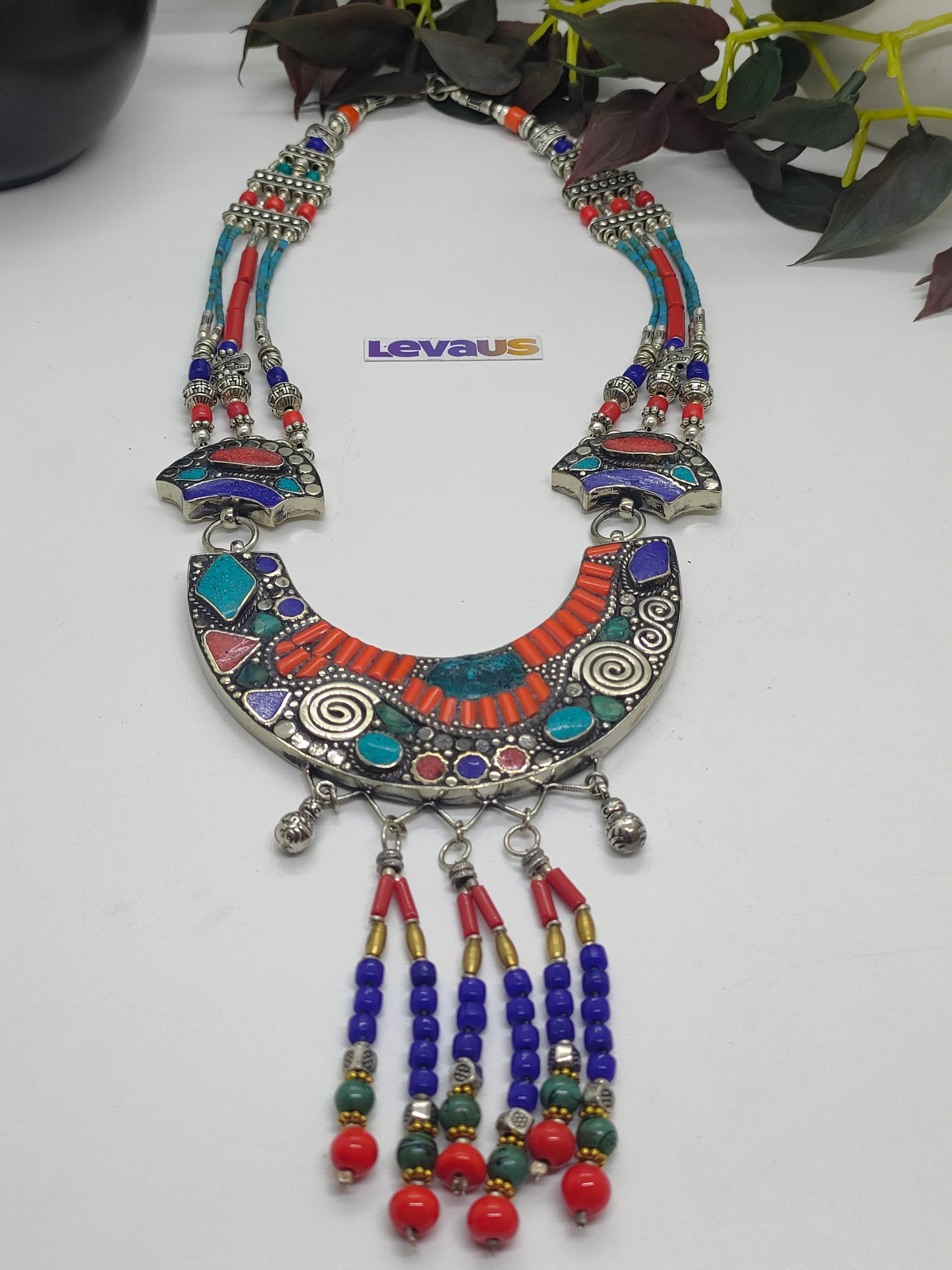 Tibetan metal necklace