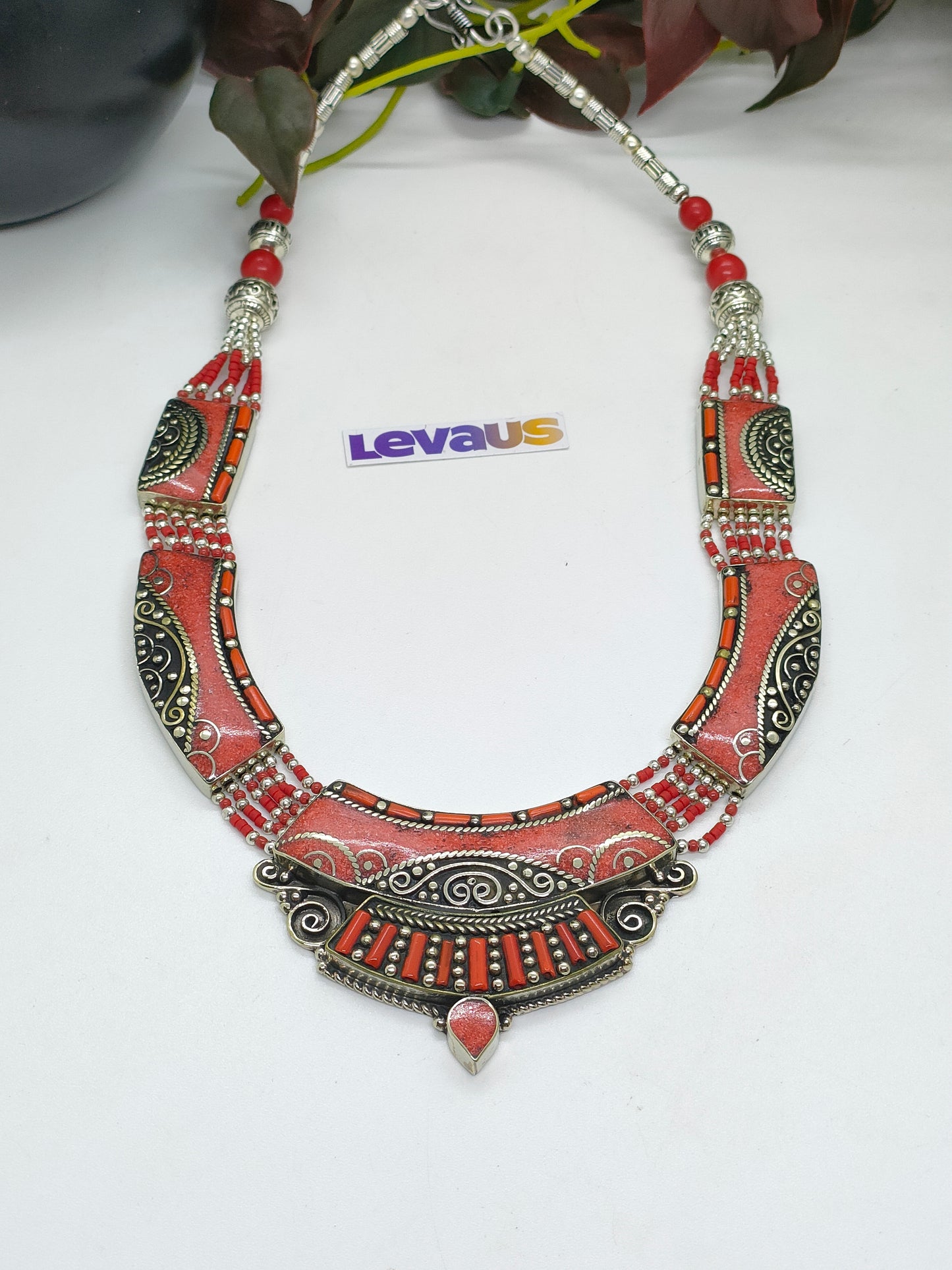 Tibetan metal necklace