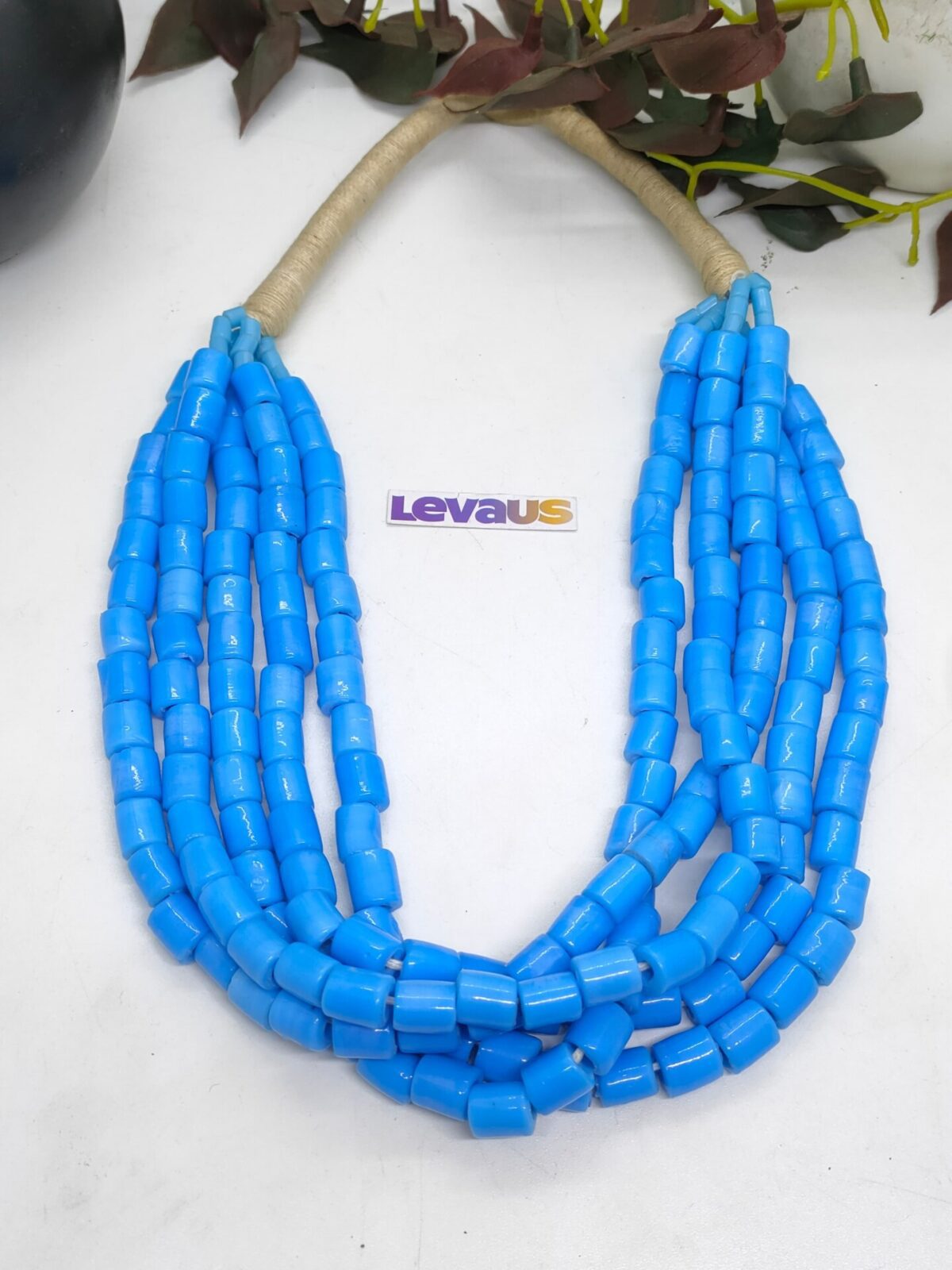 Blue Coral Layered Necklace