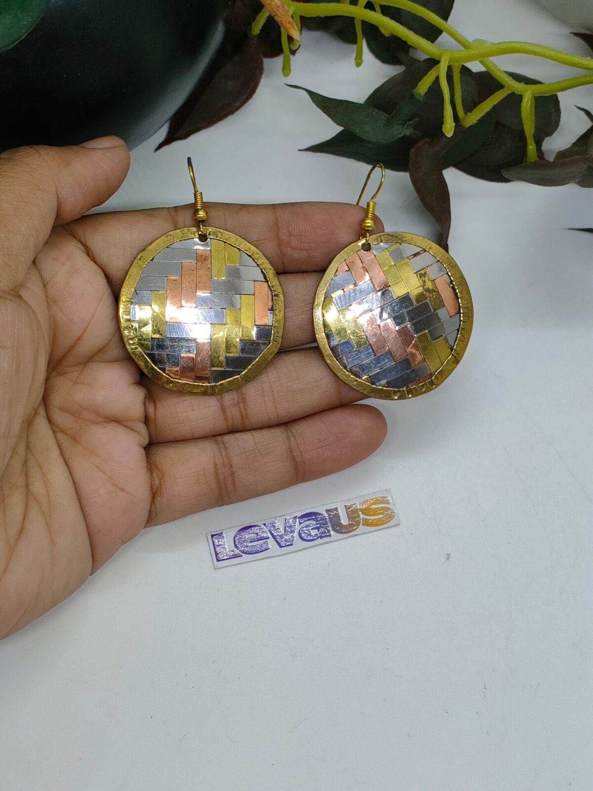 Brass Earrings 5026