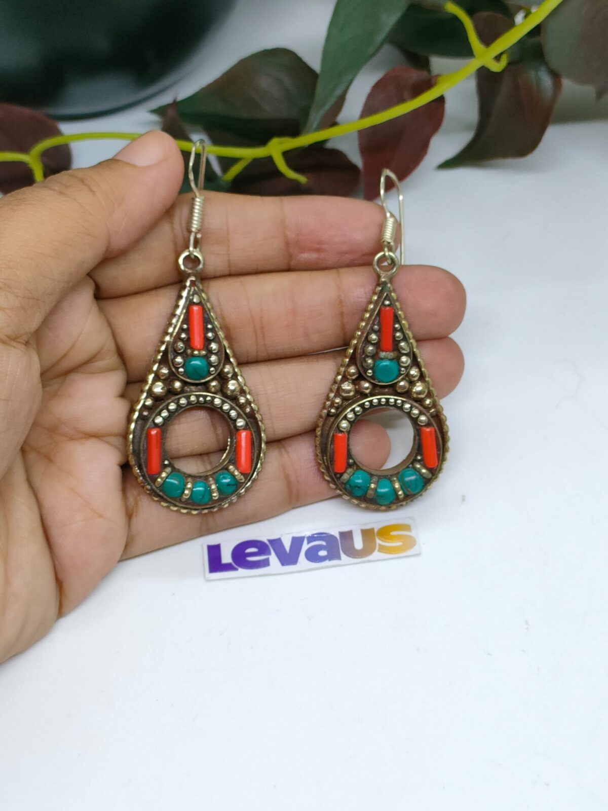 Nepali Metal Earrings 5031