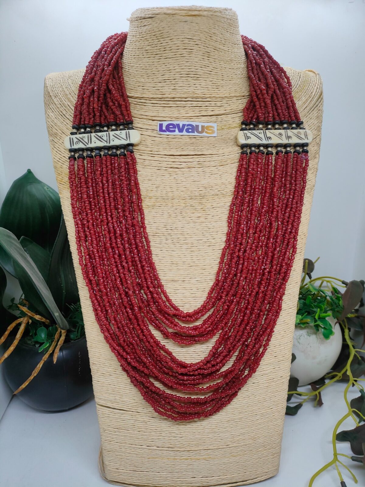 Maroon Naga Necklace