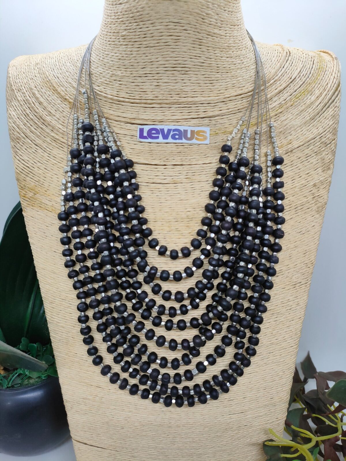 Tibetan Beads Layered Necklace