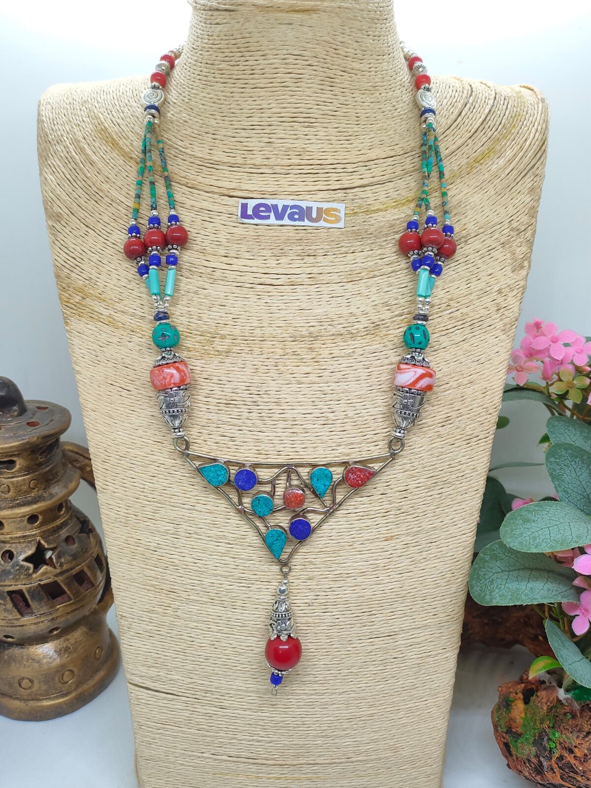 Tibetan Metal Necklace 5006