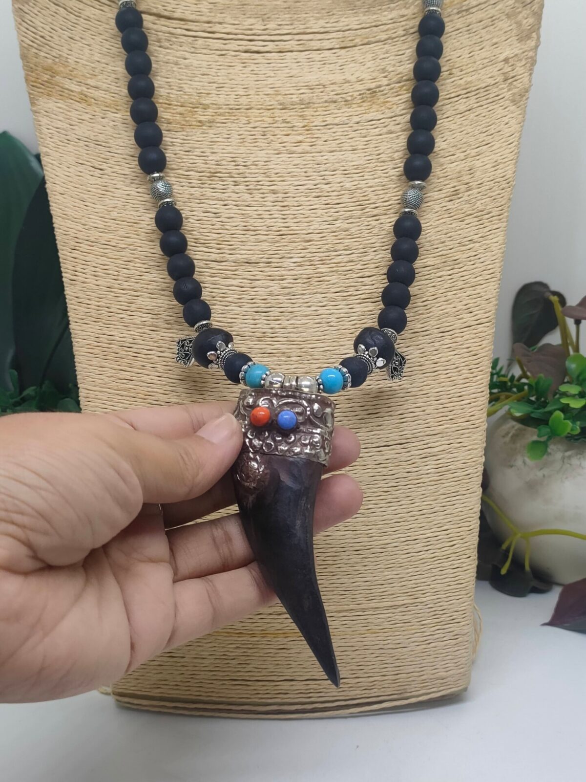 Vintage Tibetan Horn Necklace